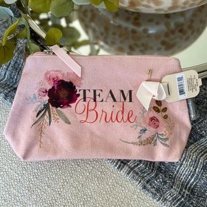 Team Bride Fabric Pouch